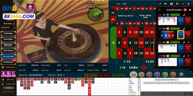 Mẹo chơi roulette từ chuyên gia BK8