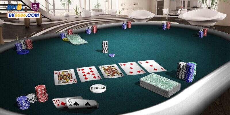 Tìm hiểu sơ lược về poker trực tuyến tại nhà cái BK8