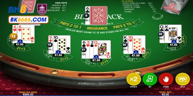 Những ưu điểm giúp game bài blackjack trực tuyến BK8 được yêu thích